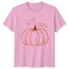 Pumpkin TShirt Fall Harvest Autumn Season Gift For Him And Her