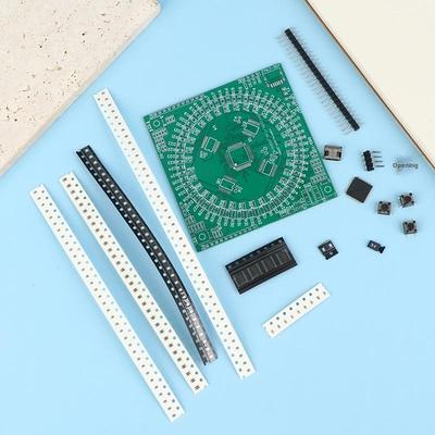 Kit di Saldatura Pratica LQFP64 Circuito Flow Light Tipo-C 5V Scheda Elettronica DIY Kit per Progetti Elettronici Apprendimento per Principianti