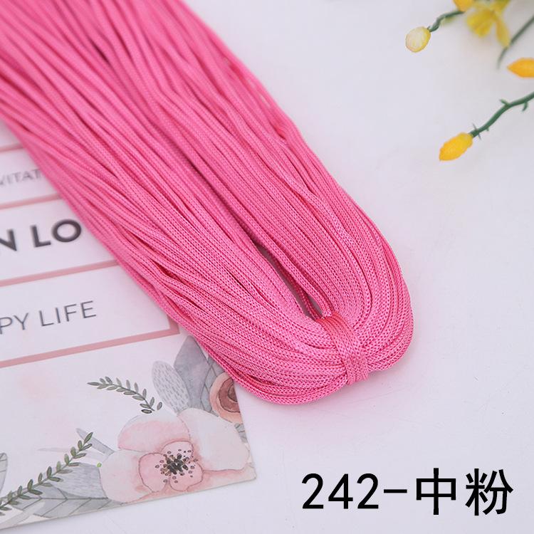 Croșetare Fir Gol Cordon de Nailon Fir de Tricotat Mătase Lucios Linie de Croșetat pentru DIY Covoraș Pălării Genți Pantofi Artizanat