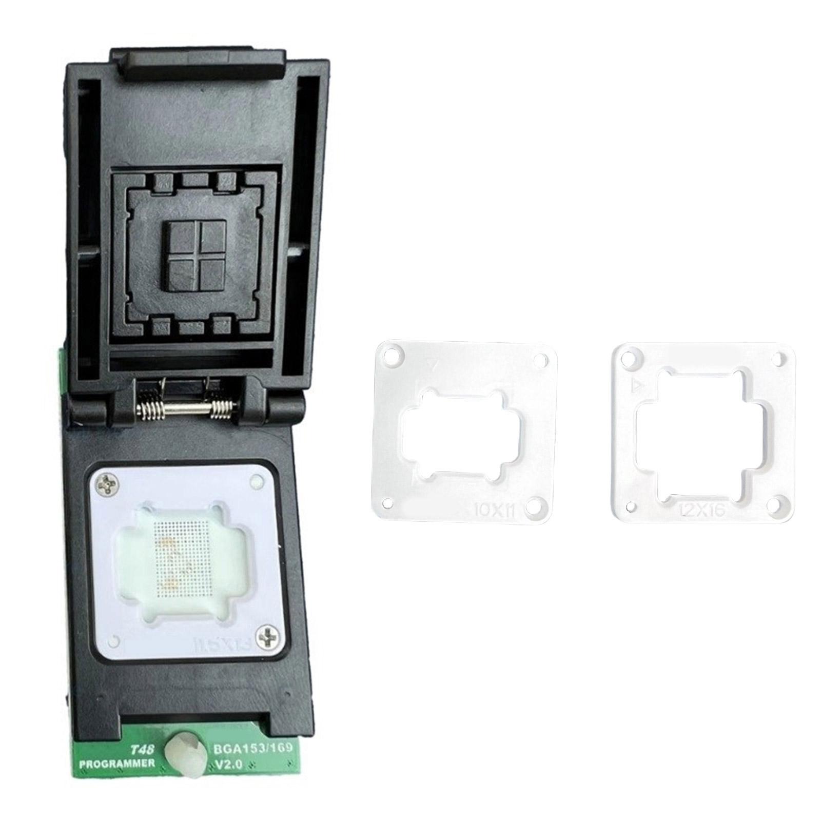 

Адаптер EMMC BGA153 BGA169 для программатора T48. Быстрое программирование микросхем с точным формованным гнездом.