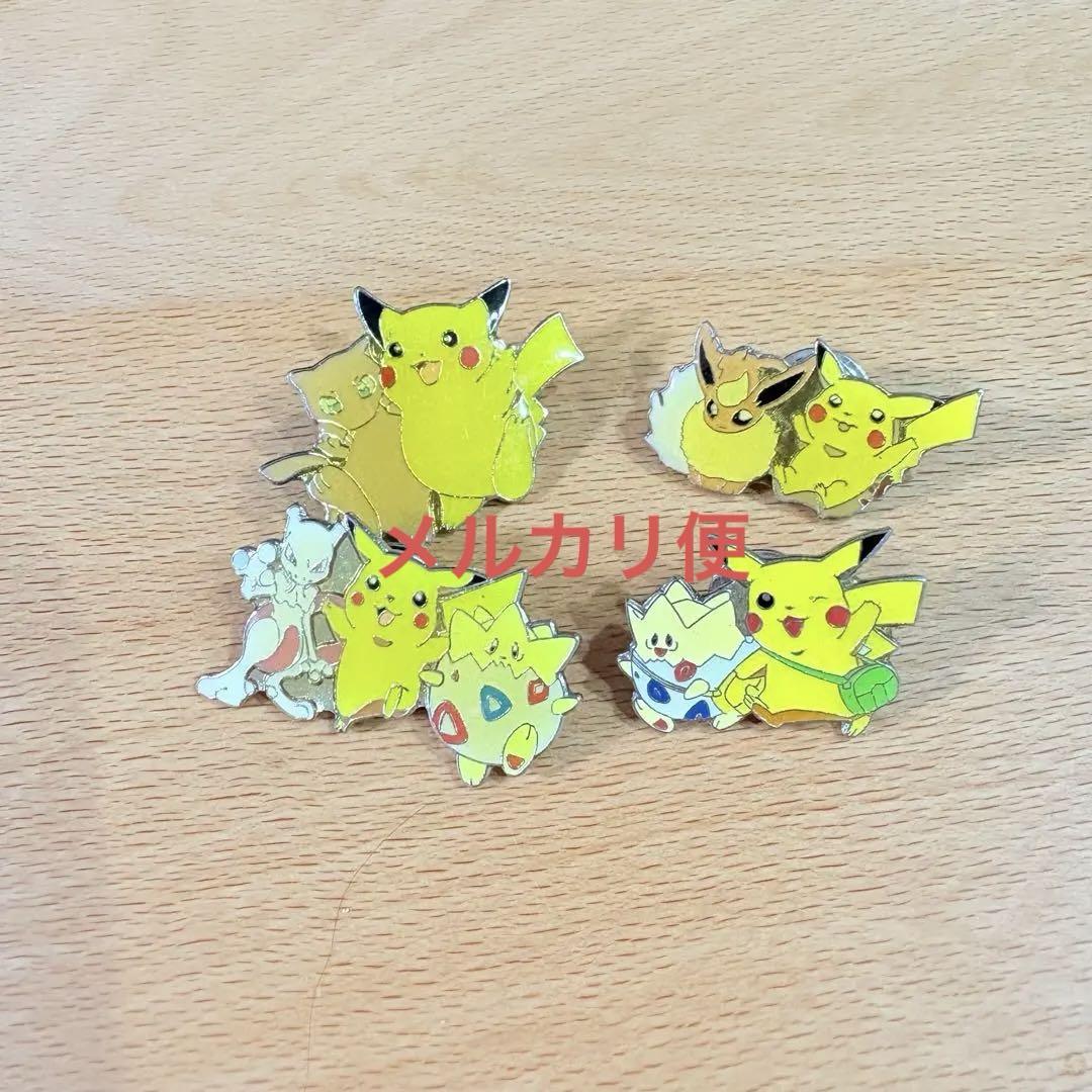 

[USED] Rare! Pokemon Pins, Heisei Retro Pin Badge, Pikachu, Eevee