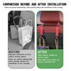 FFRP2 Car Hooks Front Seat Headrest Organizer Holder Clothes Hanger Accessories For Skoda Rapid Octavia Derivative Enyaq-iV VisionS