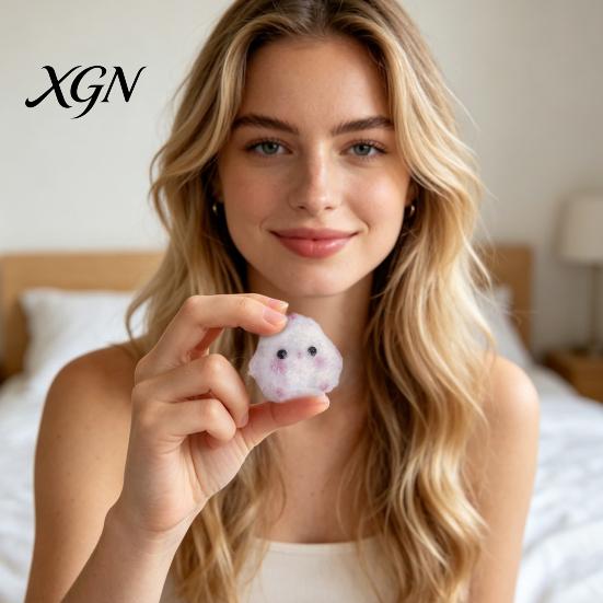 Food-grade Safe Toy 2PCS Squeeze Mini Chick Shape Soft Pinch with Fluffy Handheld Calming Coating Stress Relief Fidget Keychain Pendant
