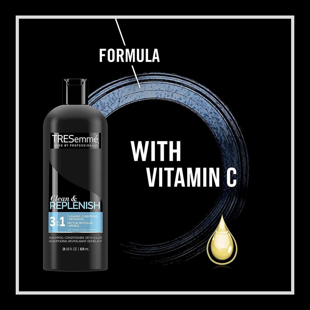 TRESemme Shampoo Clean and Replenish For Stunning Hair 828 Ml S389