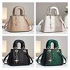 Crocodile Pattern Fashion Women's Handbag Large Capacity Soft Leather Atmospheric Middle-aged Mom Bag