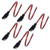 5pcs SAE Connectors Cable 12AWG 1 Foot Suitable for Solars Devices and Emergency Backups Power Solution Daily Use