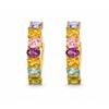 Versatile Colorful Zirconia Earrings - Elegant & Unique Fashion Studs