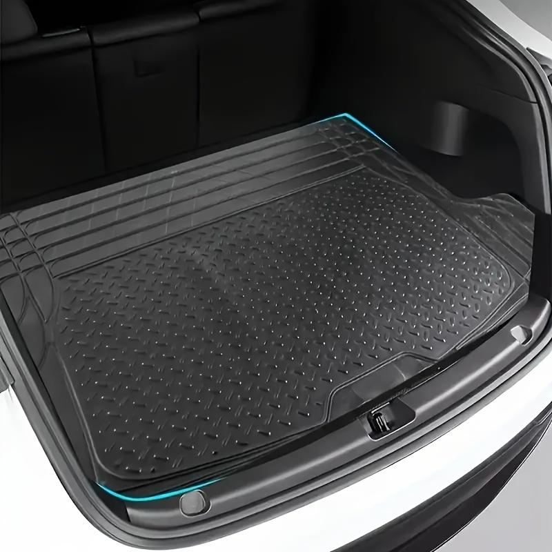Durable Non-Slip Trunk Mat for Cars & SUVs | All-Weather PVC, Easy-Clean, Grid-Cut Design with Drainage Holes, Trunk Organization, Trunk Liner