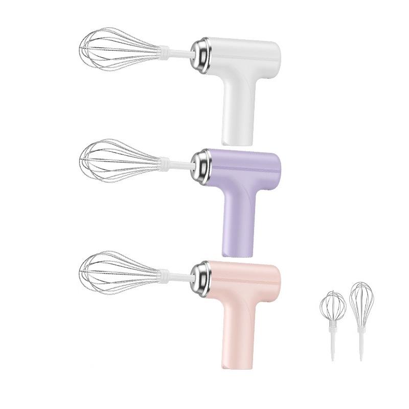 Rechargeable Handheld Electric Egg Beater Wireless Hand Mixer For Baking Cake Cream Whisk Kitchen Cooking Tool