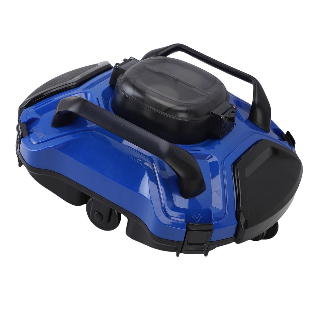 Cordless Robotic Pool Cleaner IPX8 Pool Vacuum Self Parking 5000mAh Battery Powerful Suction for Flat Pools US Plug