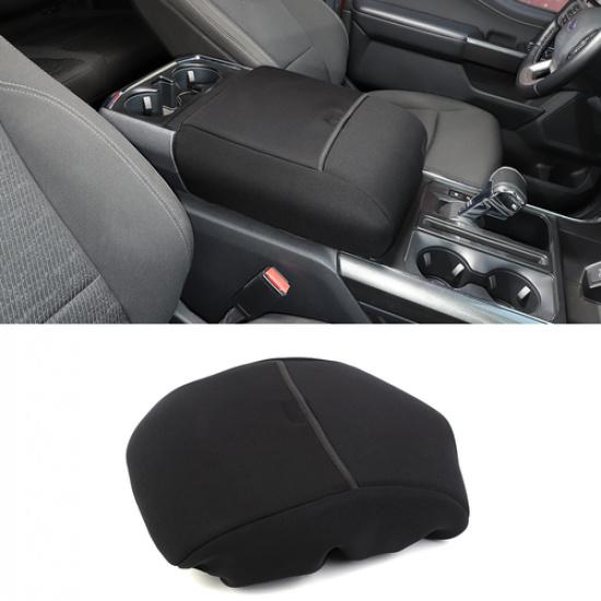 Seat Center Console Lid Armrest Cover Pad Black Fits Ford F150    US