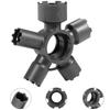 Universal 10-in-1 sink aerator removal tool, wide size coverage. Durable kit for daily faucet aerator disassembly and repair.