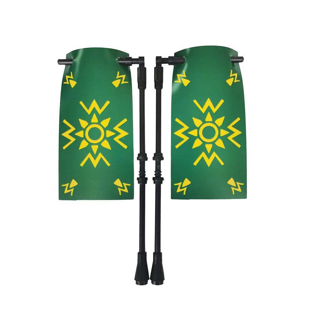 Średniowieczny Zamek Rycerz Legion Flaga Klocki Wojskowa Postać Krzyżowcy Flagi Gondor Starożytny Święte Cesarstwo Rzymskie Zabawka