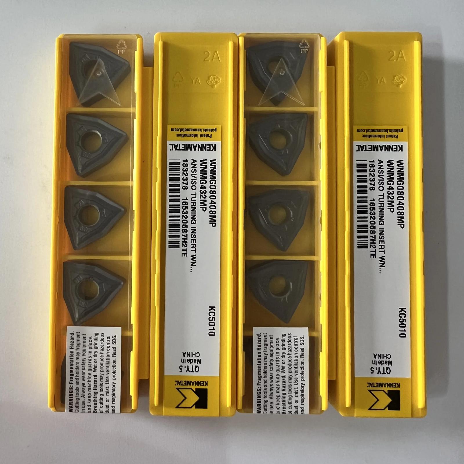 

KENNAMETEL / WNMG080408MP KC5010 / Original carbide blade 10 Pcs