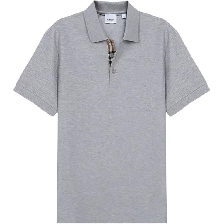 Burberry Polo Shirts Men's Gray Moderate 80922731