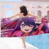 Anime O-oshi No Ko Badetuch Mikrofaser Weich Wasserabsorbierend Atmungsaktiv Für Mädchen Kinder Dekorativ Cartoon Strandtuch