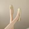New spring and autumn shallow single shoes with skirt soft soles, pregnant women are not tired of Doudou shoes