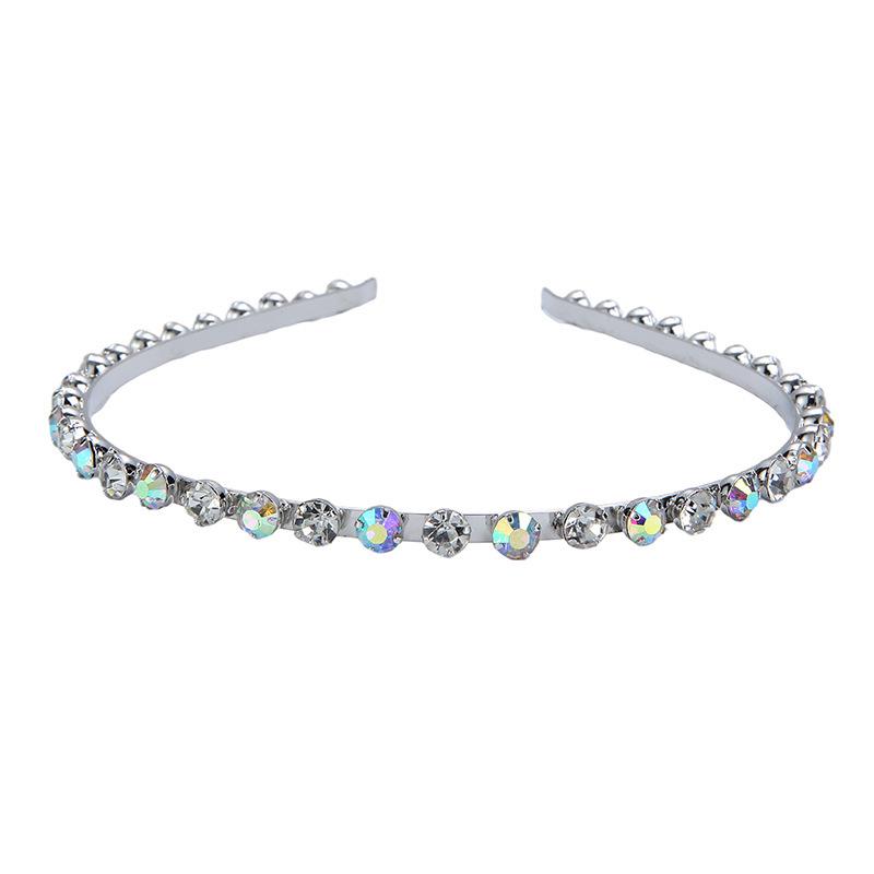 

Новый набор свадебных украшений для головы из серебристого жемчуга и стразов - Узкие металлические ободки с аксессуарами для волос