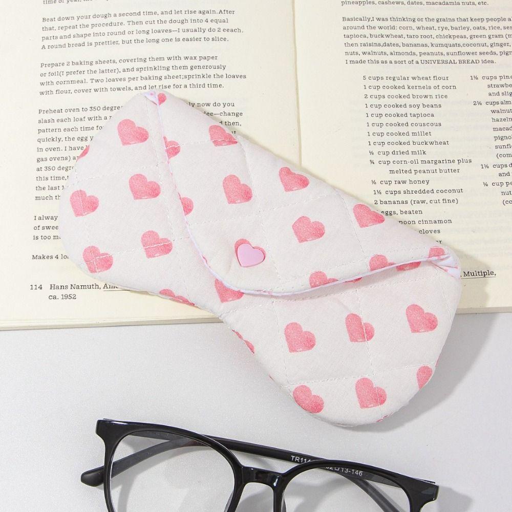 Handmade Fabric Eyewear Storage Bag Anti-Scratch Lipstick Pouch Portable Makeup Brush Bag  Girl