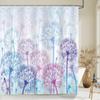 Dandelion Natural Flowers Shower Curtains Waterproof Bathroom Curtain Bath Curtain High Quality With Hooks Shower Curtain