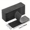 10pcs Car Floor Mat Invisible Fixing Clip Double-sided Adhesive Hook and Loop Car Backing Patch Strong Adhesion for Trunk