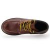 Steel Toe Safety Work Boots Men - Anti-Impact Anti-Puncture Full-Grain Leather High-Cut Breathable ESD Safe