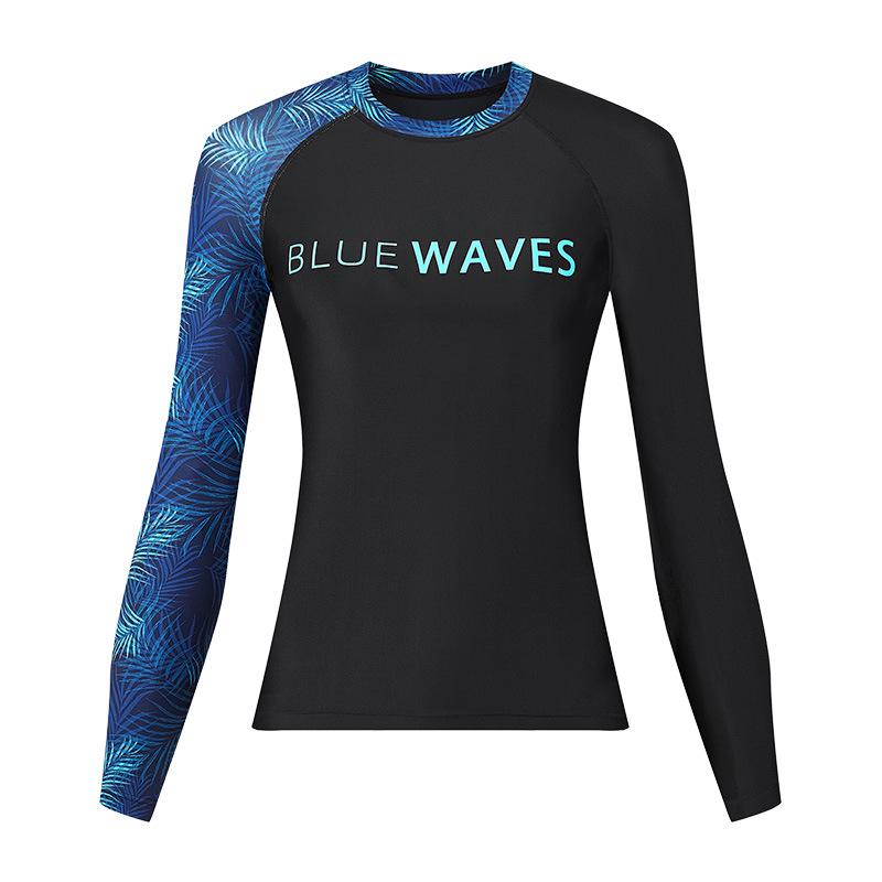 

Женский быстросохнущий купальник с длинным рукавом для серфинга на открытом воздухе с защитой от солнца XXL