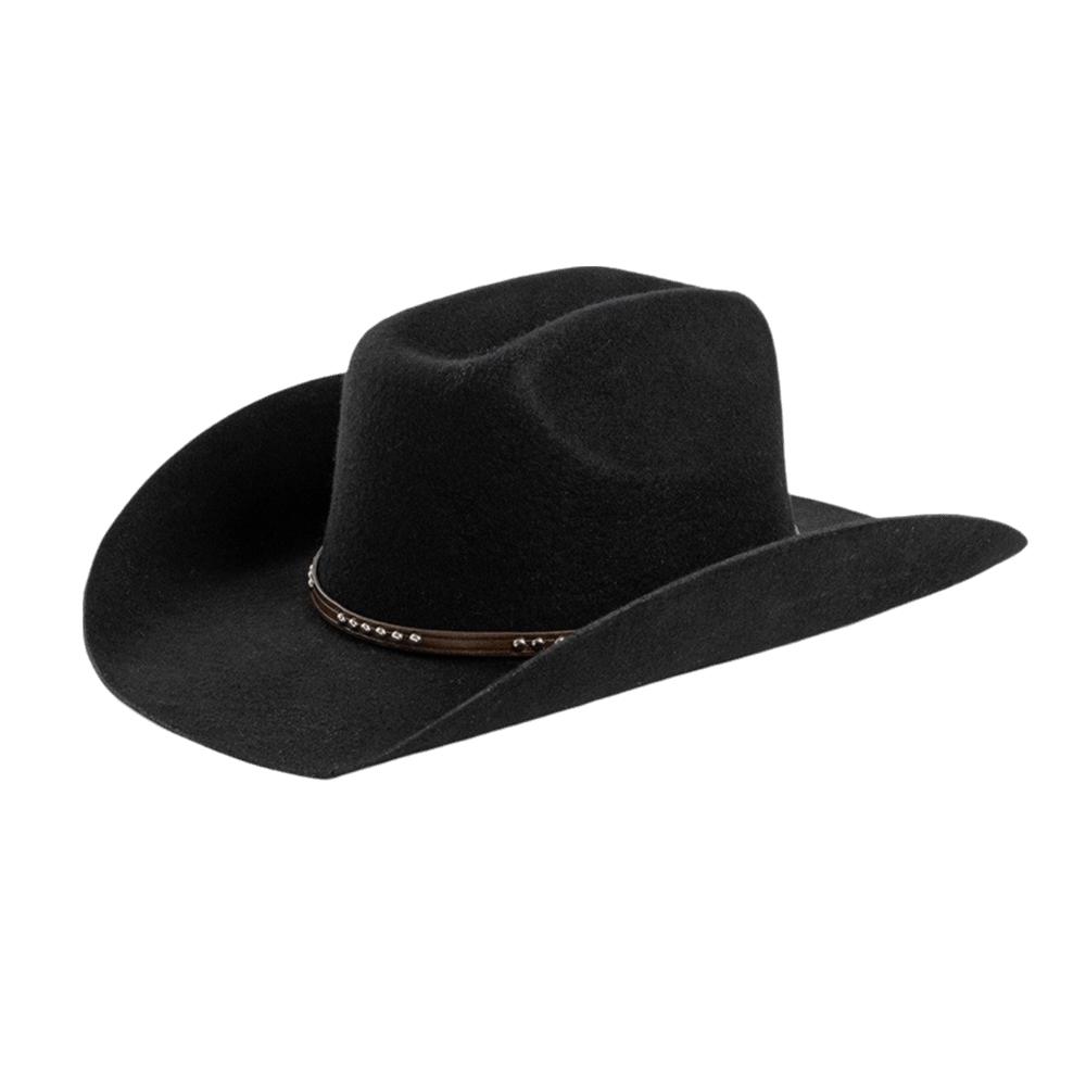 100% Wool Wide Brim Fedora Hat Wide Brim Unisex Cowboy Hat Wool Cowboy Hat Fashion Accessory