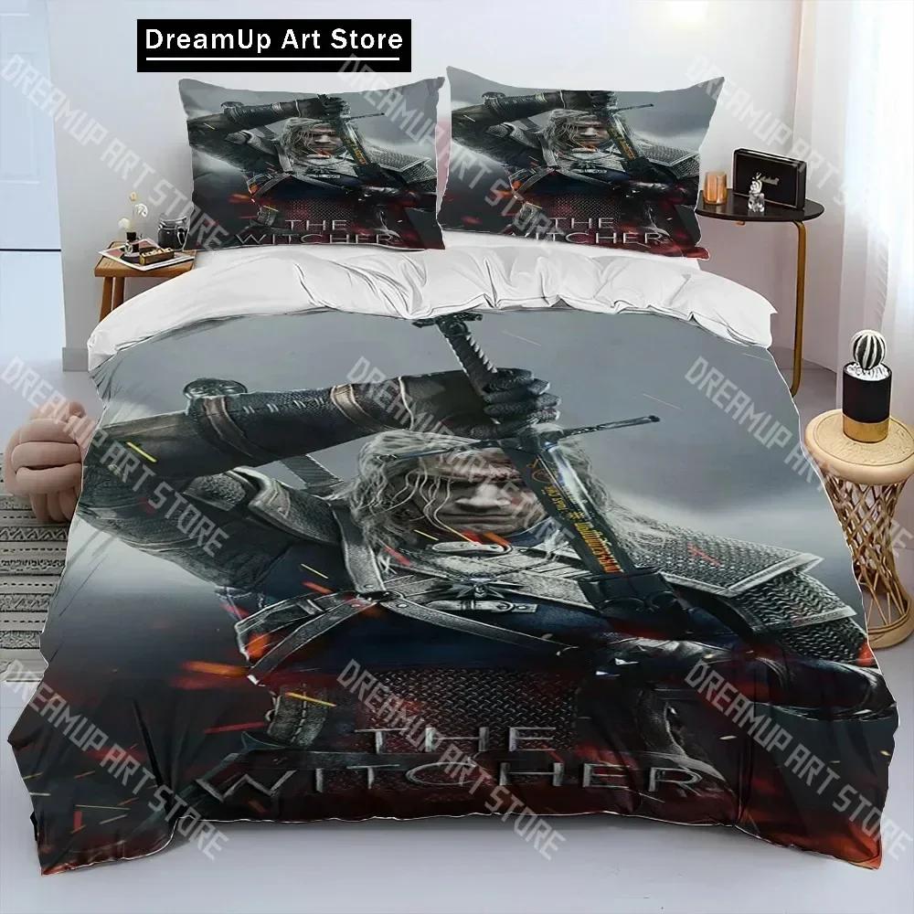 3D Print The W-Witchers Bedding Set Boys Girls Twin Queen Size Duvet Cover Pillowcase Bed Kids Adult Home Textileextile