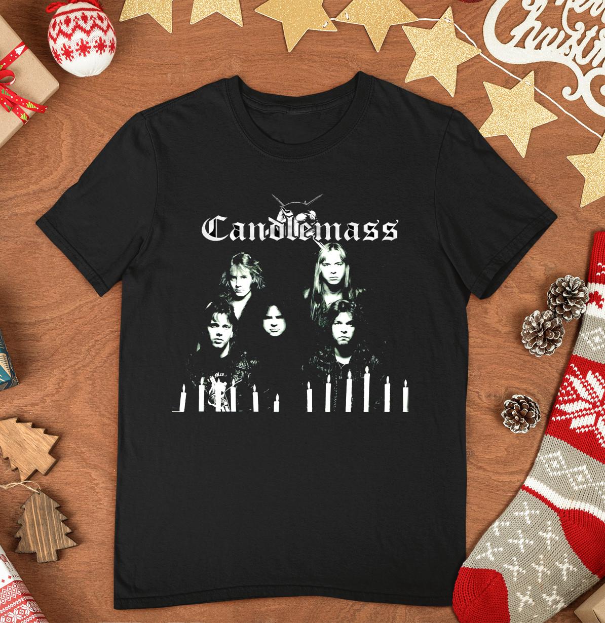 NEW Candlemass Band Member Short Sleeve Black Full Size T-Shirt S