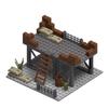 WWII Military Base Building Blocks Set: Observation Tower & Machine Gun Assembly Blocks