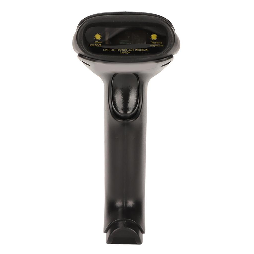 Bluetooth Barcode Scanner Compatible Bluetooth 2.4GHz Wireless Wired Black Barcode Scanner for Shop Warehousing