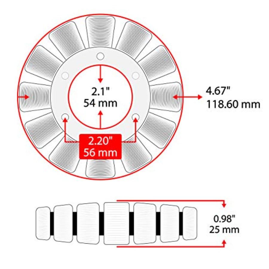 Stator Regulator Rectifier Flywheel Compatible with Arctic Cat 400 4X4 ATV Models from 2003 to 2008 for Reliable Charging and P