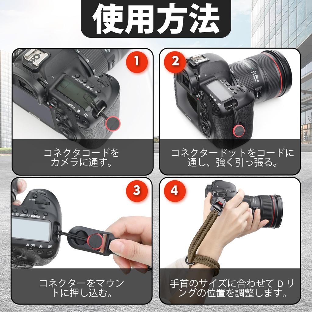 Camera Wrist Strap for Photographers Quick Release Camera Hand Strap for DSLR or Mirrorless Cameras [SUNYA]
