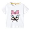 Donald Duck Printed Summer Childrens100pure Cotton shortsleevedTshirt for Boys and Girls Casual and Loosefitting Top