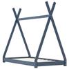 VidaXL Kid's Bed Frames Kid's Cabin Bed Children's Bed Frame House Children's Bedroom Interior Grey 80x160 283362