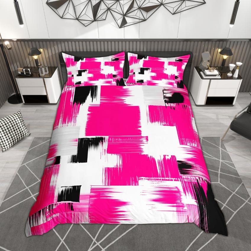 

Homewish Aesthetic Ombre Duvet Cover Set, Chic Oil Painting Bedding Set, Hippie Graffiti Quilt Cover Set, Minimalist Room Decor DE XS 100x135cm 2pcs&set