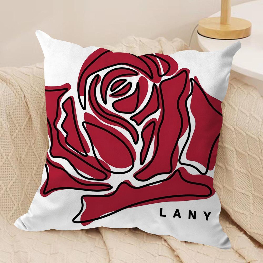 Music Band LLANY Cushion Cover Soft Plush Fabric DoubleSided Printed Cushion Covers for All Seasons Home Decor