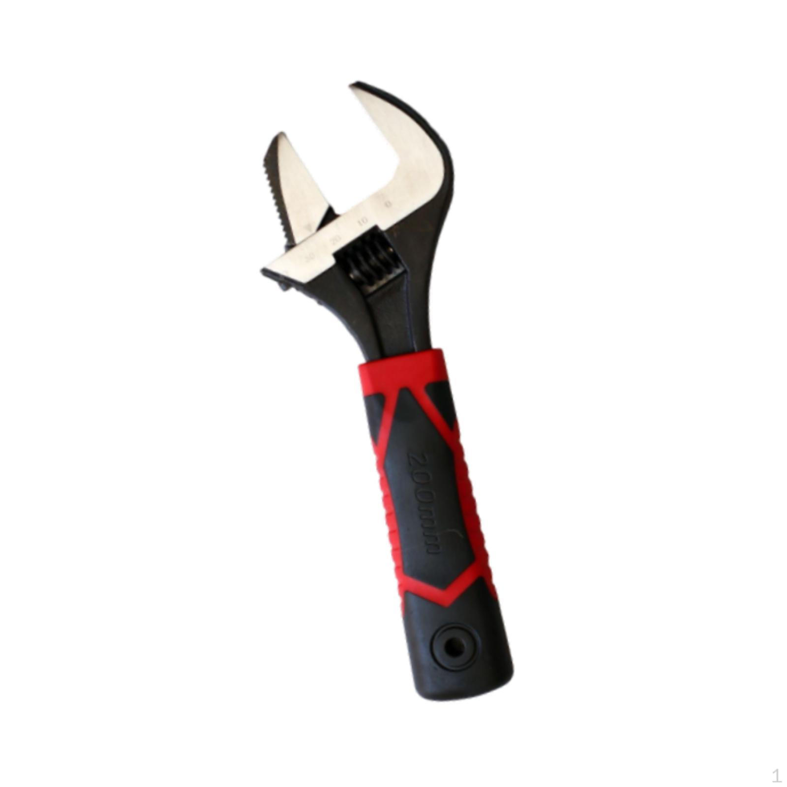 

Разводной ключ с храповым механизмом для ванной комнаты, экономит место, прост в использовании, компактный, портативный, прочный, для гаража 8 Inch