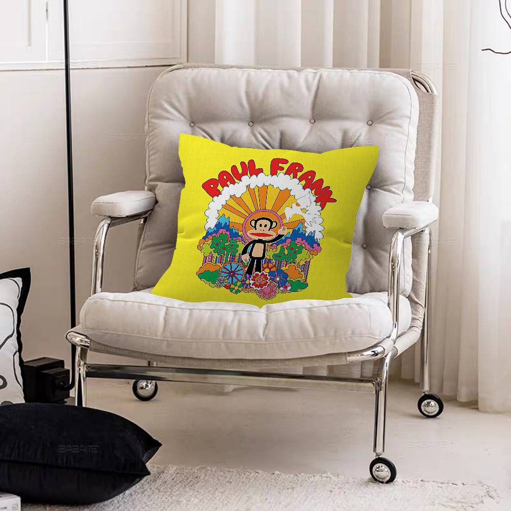 Logo P-Pauls F-Frank Pillowcase Toon Gift Cushion Cover Bedroom Home Sofa Chair Seat Decor Pillow Case