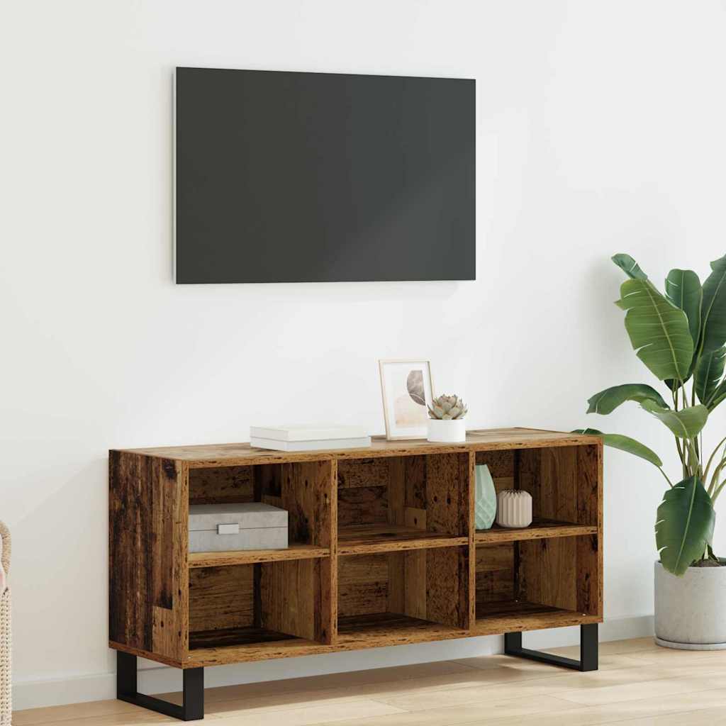 TV Stand 103.5 x 30 x 50 cm Reclaimed Wood Engineered Wood