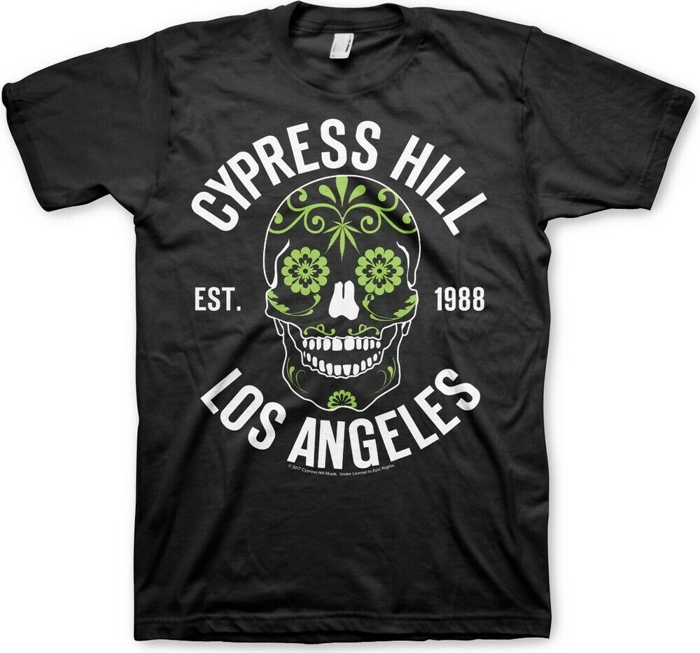 

Черная футболка унисекс Cypress Hill Sugar Skull S
