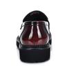 Men's Genuine Leather Loafers: Comfortable, Business Casual Shoes with Thick Soles for Weddings & Trendy, Versatile British Style.