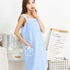 Women's Coral Fleece Wearable Bath Towel - Absorbent, Thick, No-Shed Bath Skirt Robe