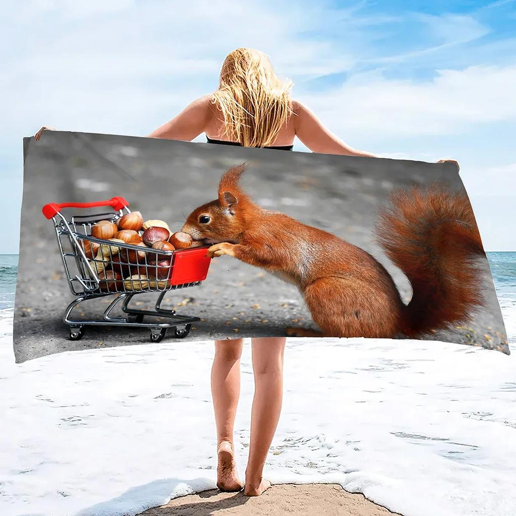 Beach Towel Large Beach Towels Oversized Cool Towel Pool Towel Microfiber Beach Towels Absorbent Lightweight, Soft and Quick Dry