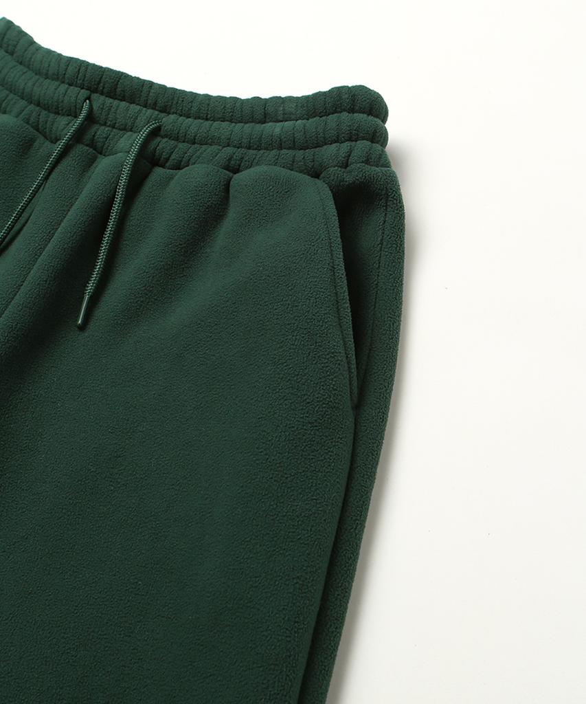 UCLA Unisex Polar Fleece Boa Wide Pants [Dk-Green](Uzblpb2_68)