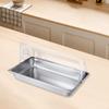 Buffet Chafing Dish Stainless Steel Food Server Chafer Tray with Double-Sided Flip Lid And Ice Packs