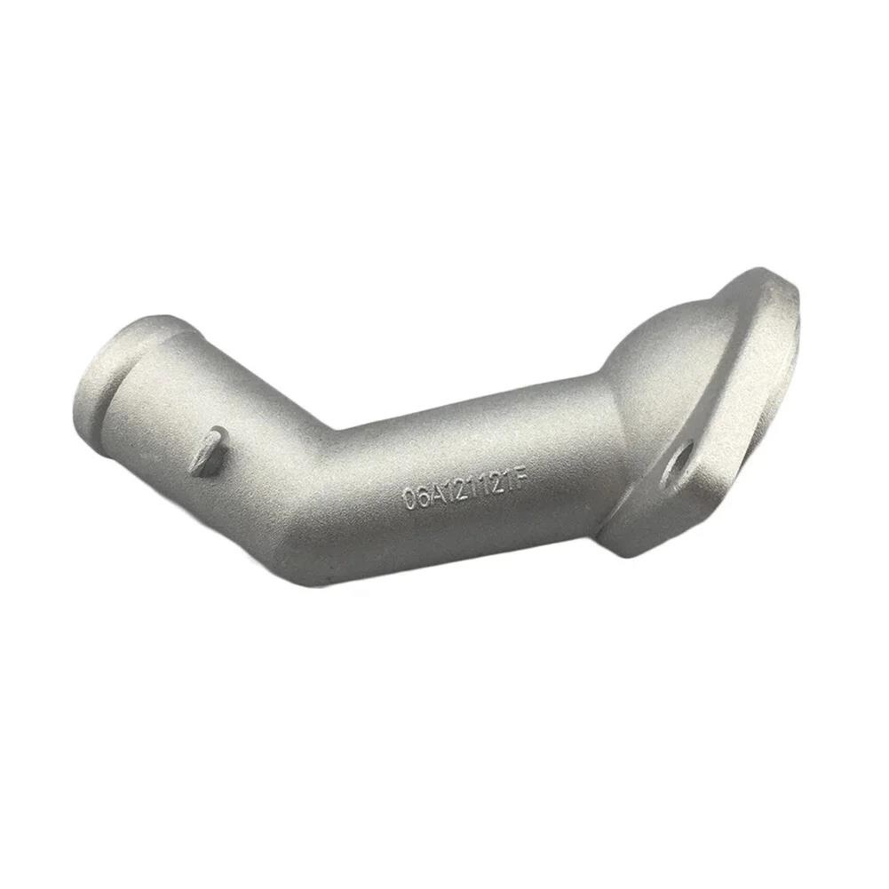 Aluminum Radiator Coolant Hose Connector For For Golf 2006-2013 1999-2017 1.6L 1.8T 2.0L OEM 06A121121C 06A121121FGood Product