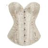 Women's  Sexy LaceBack Zip Corset Top Bustier G-string Body Shapewear