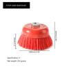 1PC 100mm M14 Cup Nylon Abrasive Brush Wheel P80 Pile Polymer Abrasive Grinder Tool 3" 4" 5"